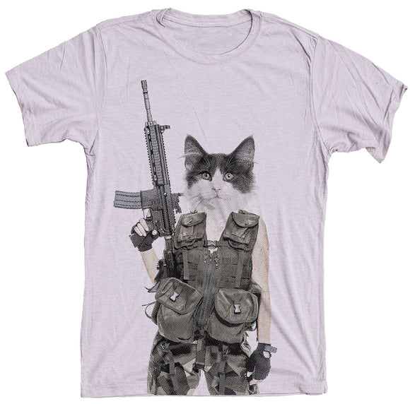 Machine Gun Cat Shirt