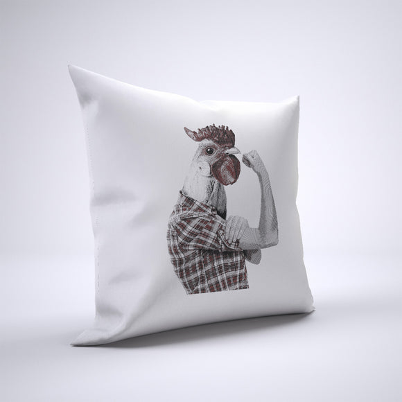 Chicken Head Pillow Cover Case 20in x 20in - Funny Pillows