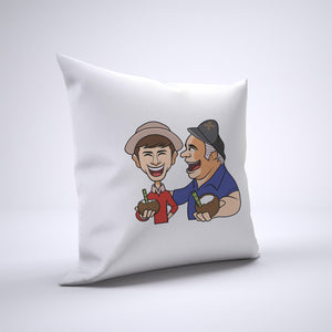 Gilligan And Skipper Pillow Cover Case 20in x 20in - Funny Pillows