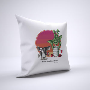 Gremlins Keg Pillow Cover Case 20in x 20in - Funny Pillows