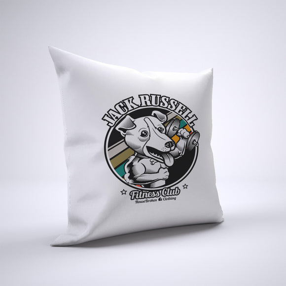 Jack Russell Pillow Cover Case 20in x 20in - Gym Pillows