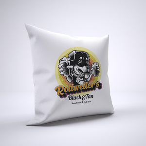 Rottweiler Pillow Cover Case 20in x 20in - Craft Beer Pillows