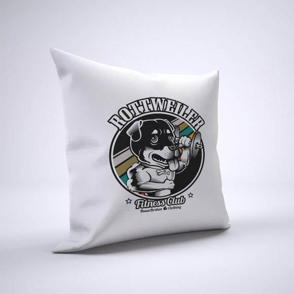 Rottweiler Pillow Cover Case 20in x 20in - Gym Pillows