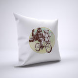 Yoda And Darth Vader Bike Pillow Cover Case 20in x 20in - Funny Pillows