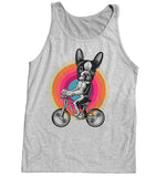 Boston Terrier On Bike Dog Shirt