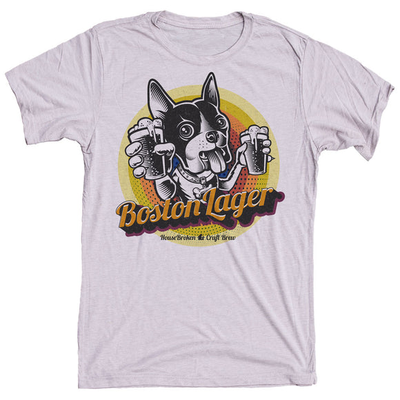 Boston Terrier Craft Beer Dog Shirt