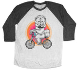 Chow On Bike Dog Shirt