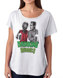 Drinking Buddies Wolfman And Frankenstein Shirt