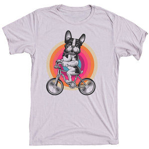 French Bulldog On Bike Dog Shirt