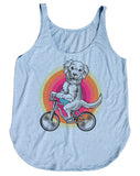 Golden Retriever On Bike Dog Shirt