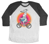 Greyhound On Bike Dog Shirt
