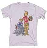 R2D2 And C3PO Tiki Shirt