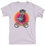 Rottweiler On Bike Dog Shirt